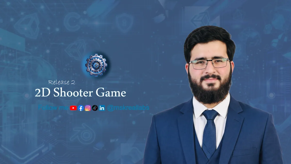 Unity 2D Shooter Game - fast-paced arcade shooter built in Unity with C# and 2D physics